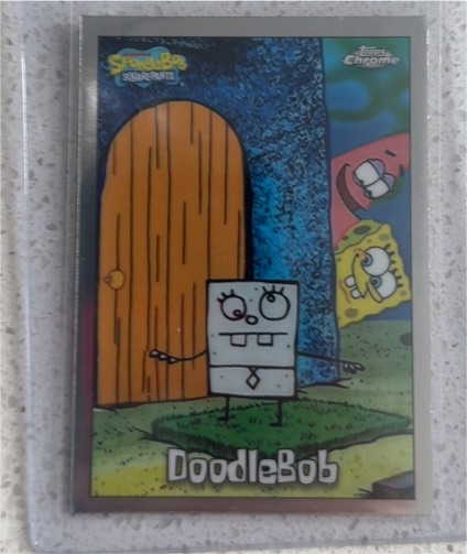 2025 Topps Chrome SpongeBob #2 DoodleBob — front