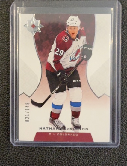 2019-20 Upper Deck Ultimate #21 Nathan MacKinnon — front