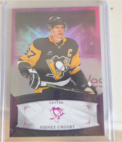2023-24 Upper Deck Black Diamond Stars #BDS-SC Sidney Crosby — front