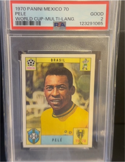 1970 Panini Mexico 70 #38 Pelé — front