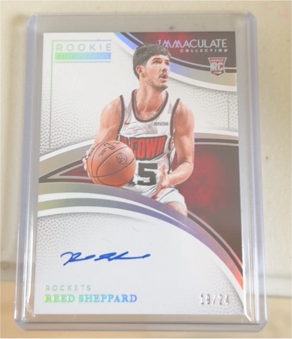 2024-25 Panini Immaculate #19 Reed Sheppard — front