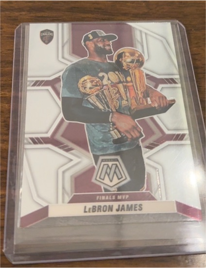 2021-22 Panini Mosaic #298 LeBron James Finals MVP — front