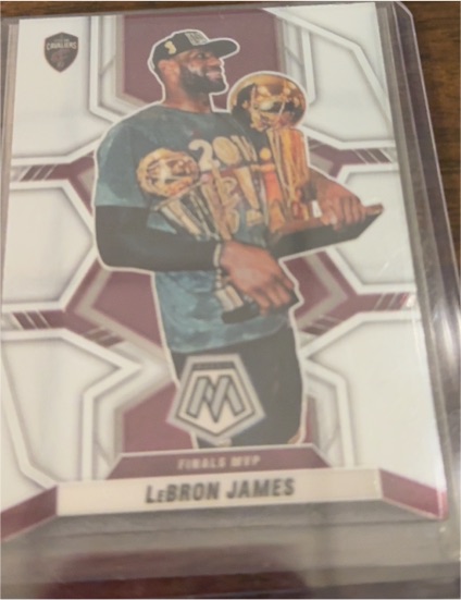 2021-22 Panini Mosaic #298 LeBron James Finals MVP — front