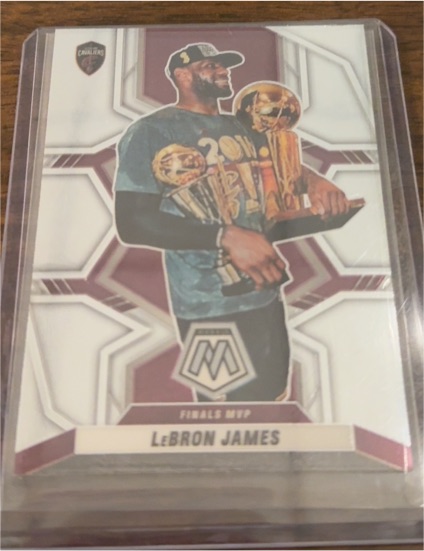 2021-22 Panini Mosaic #298 LeBron James Finals MVP — front