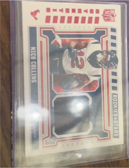 2024 Panini Rookies & Stars NFL Authentic Nico Collins #NA-NCS — front