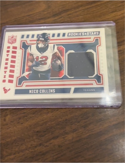 2024 Panini Rookies & Stars NFL Authentic Nico Collins #NA-NCS — front
