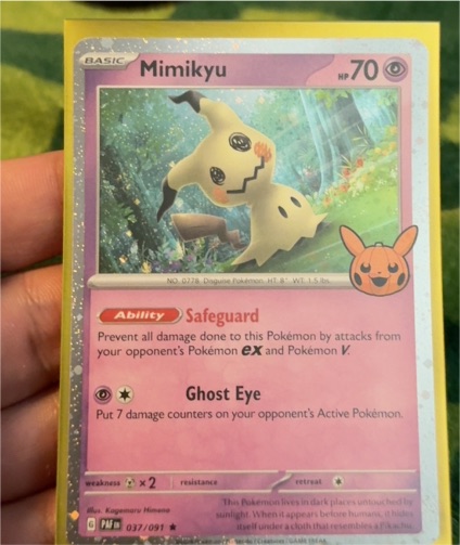 2024 Pokémon Trick or Trade #037 Mimikyu — front