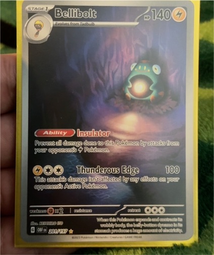 2023 Pokémon #201 Bellibolt — front