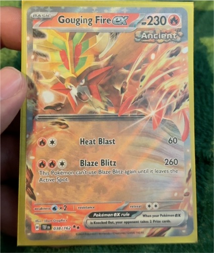 2024 Pokémon SV05: Temporal Forces #038 Gouging Fire ex — front
