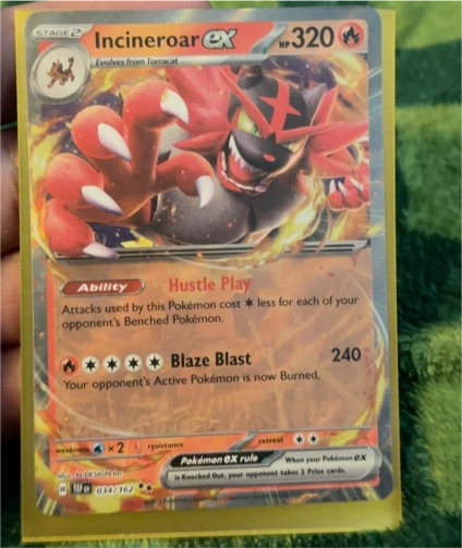 2024 Pokemon SV05: Temporal Forces #034/162 Incineroar ex — front