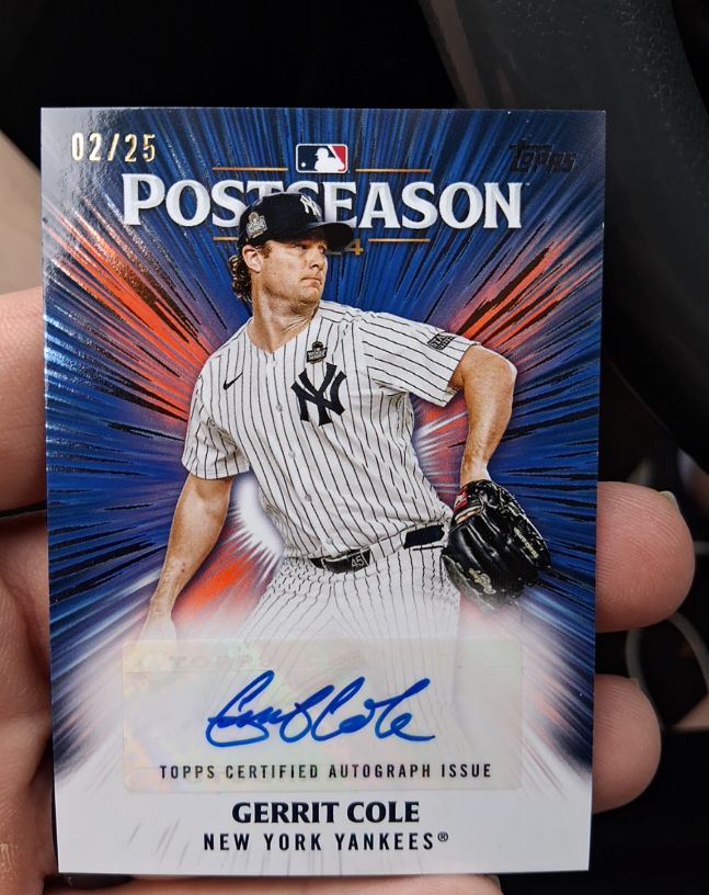 2025 Topps Series 2 Postseason Performance #PPA-GC Gerrit Cole — front
