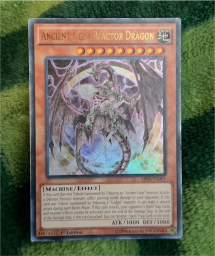 Yu-Gi-Oh! 2014 LDS1-EN082 Ancient Gear Reactor Dragon — front