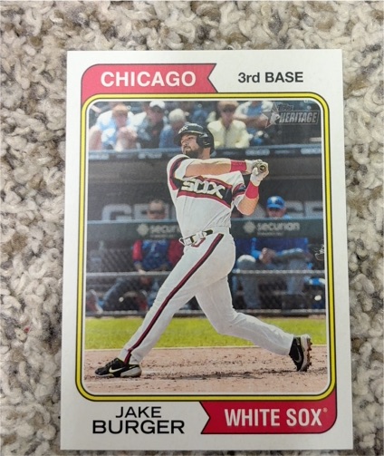 2023 Topps Heritage #139 Jake Burger — front