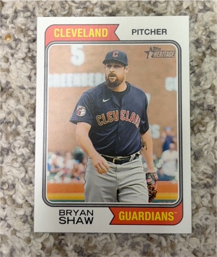 2023 Topps Heritage #433 Bryan Shaw — front