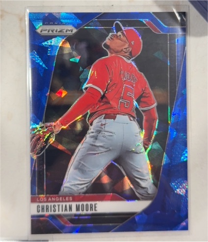 2025 Panini Prizm #162 Christian Moore — front