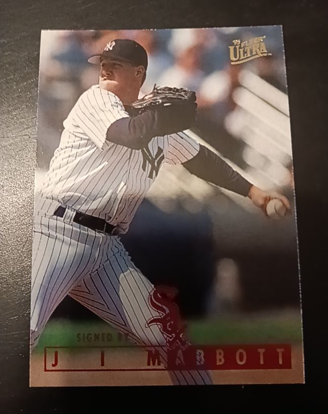 1993 Fleer Ultra #218 Jim Abbott — front