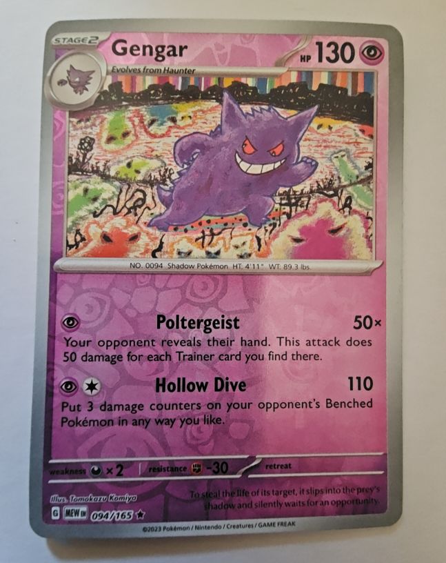 2023 Pokémon Scarlet & Violet 151 #094 Gengar — front