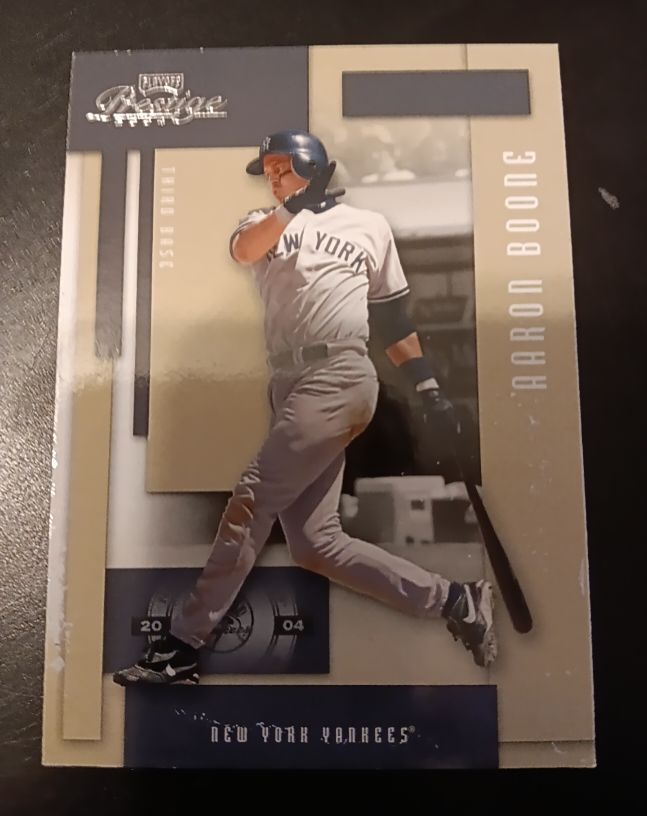2004 Playoff Prestige #123 Aaron Boone — front