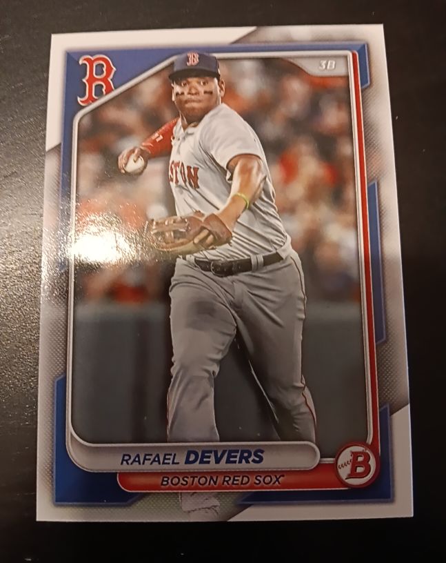 2024 Bowman #10 Rafael Devers Boston Red Sox — front