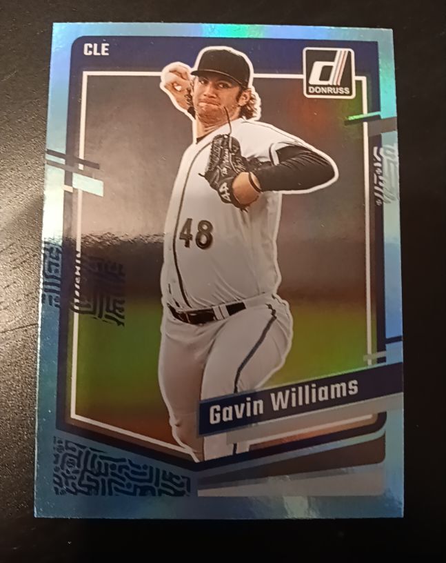 2023 Donruss #128 Gavin Williams — front