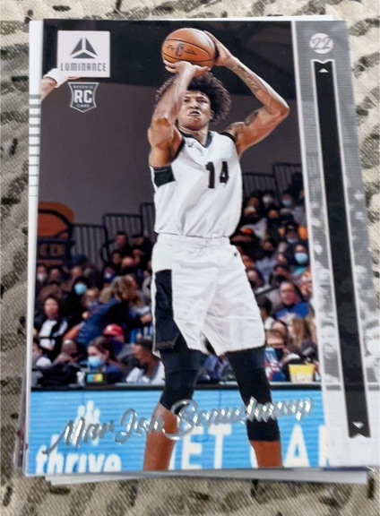 2022 Panini Chronicles Draft Picks #19 MarJon Beauchamp Luminance — front