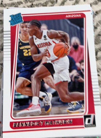 2022 Panini Chronicles Draft Picks Donruss Rated Rookie #3 Bennedict Mathurin — front