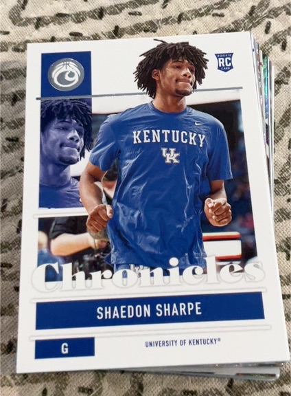 2022-23 Panini Chronicles Draft Picks #10 Shaedon Sharpe — front