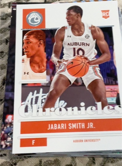2022 Panini Chronicles Draft Picks #9 Jabari Smith Jr. — front
