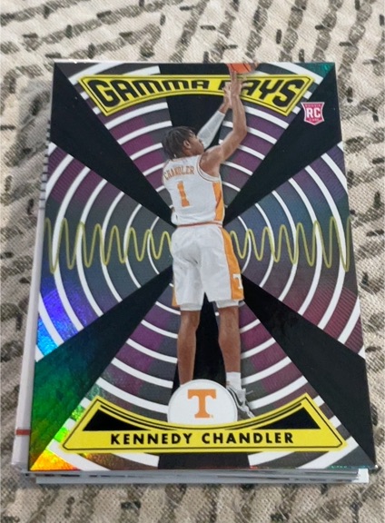 2022 Panini Chronicles Draft Picks #ZG-KCH Kennedy Chandler Gamma Rays Rookie — front