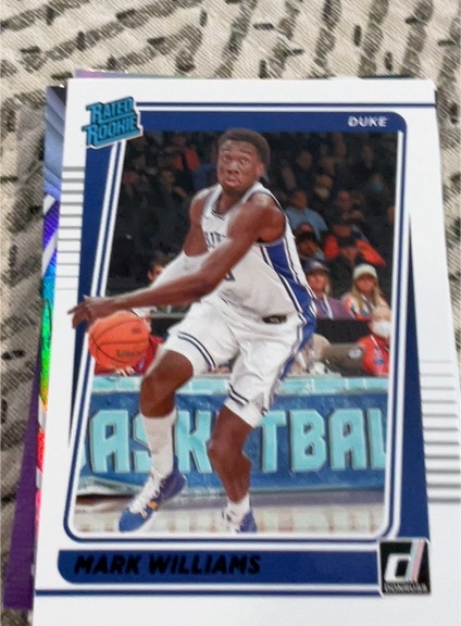 2022 Panini Chronicles Draft Picks Donruss #16 Mark Williams — front