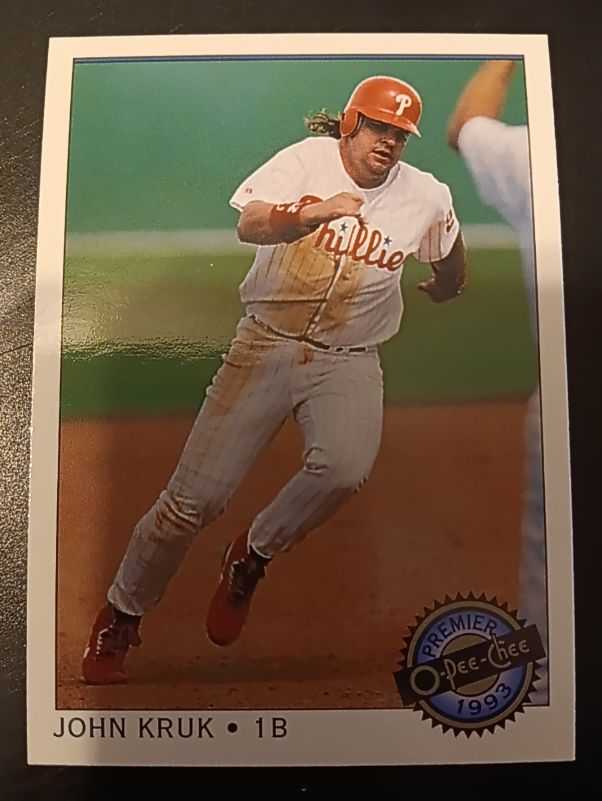 1993 O-Pee-Chee Premier #76 John Kruk — front