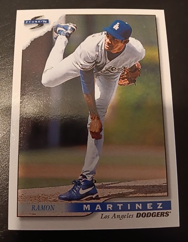 1996 Score #294 Ramon Martinez — front