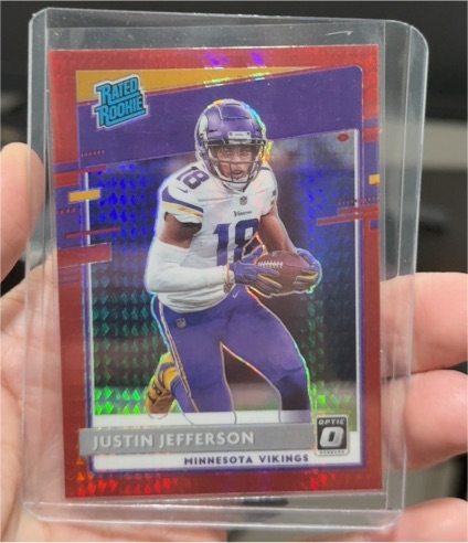 2020 Panini Donruss Optic #163 Justin Jefferson — front