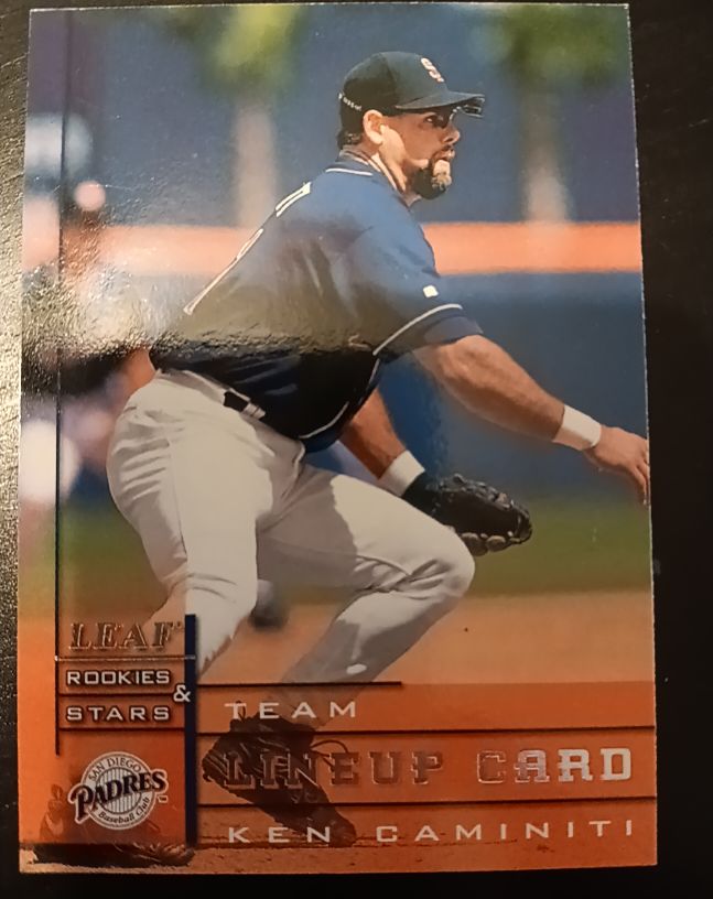 1998 Leaf Rookies & Stars #168 Ken Caminiti — front