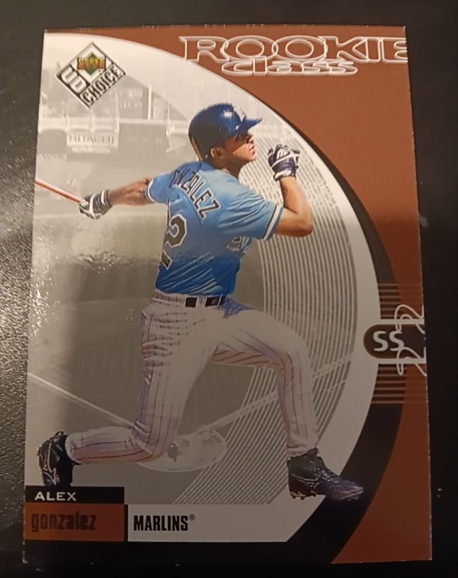 1999 Upper Deck UD Choice #6 Alex Gonzalez — front