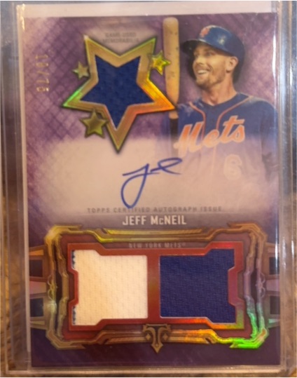 2020 Topps Triple Threads #RFPAR-JM Jeff McNeil — front