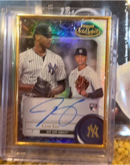 2022 Topps Gold Label #FA-LG Luis Gil — front
