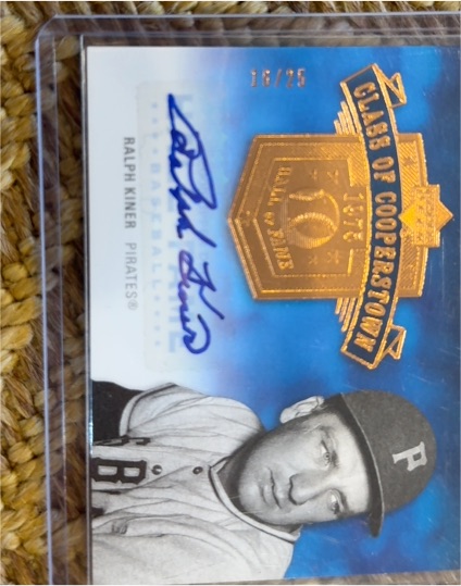 2005 Upper Deck Hall of Fame Class of Cooperstown #CC-RK1 Ralph Kiner — front