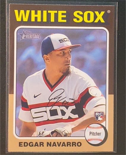 2024 Topps Heritage #362 Edgar Navarro — front