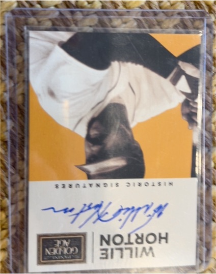 2014 Panini Golden Age Historic Signatures Willie Horton — front