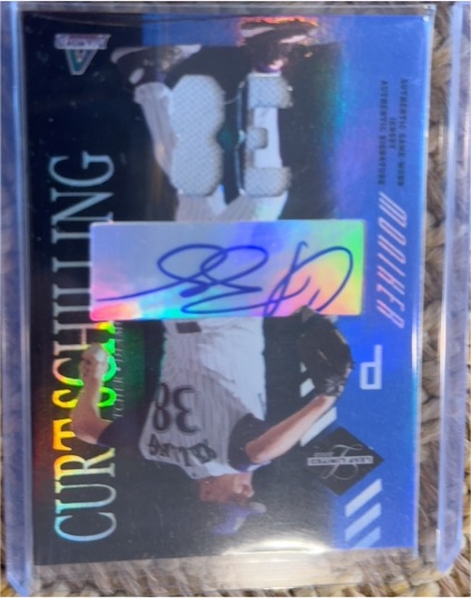 2003 Leaf Limited Moniker Jersey Position Curt Schilling — front