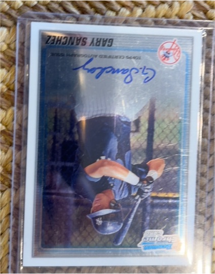 2010 Bowman Chrome #BCP207 Gary Sanchez — front