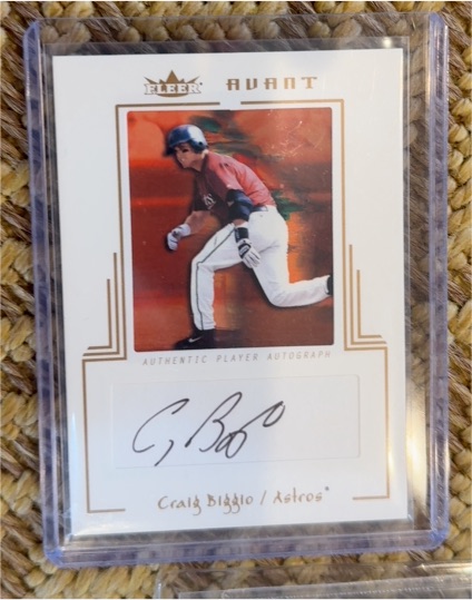 2003 Fleer Avant #AAC/CB Craig Biggio — front