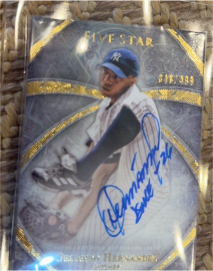 2014 Topps Five Star #FSA-ACH Aroldis Chapman — front