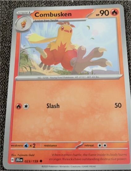 2025 Pokémon SV09: Journey Together #023 Combusken — front