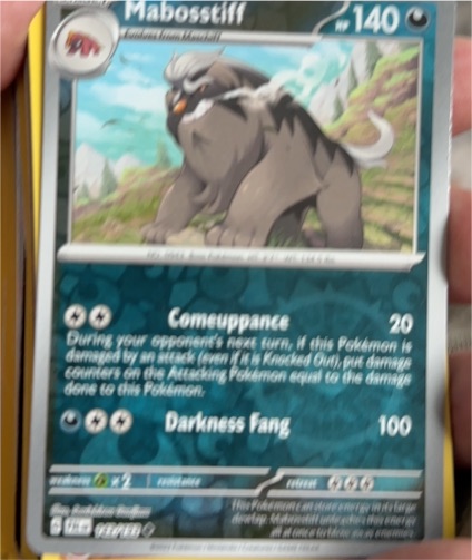 2023 Pokémon SV02: Paldea Evolved #143 Mabosstiff — front