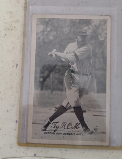 1930 Ty Cobb Detroit Tigers Baseball Card — front