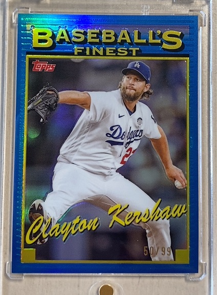 2024 Topps Baseball's Finest #93-17 Clayton Kershaw — front