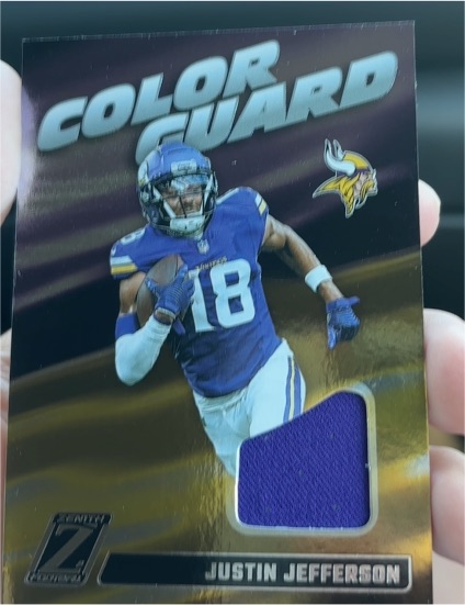 2024 Panini Zenith Color Guard #CG-14 Justin Jefferson — front