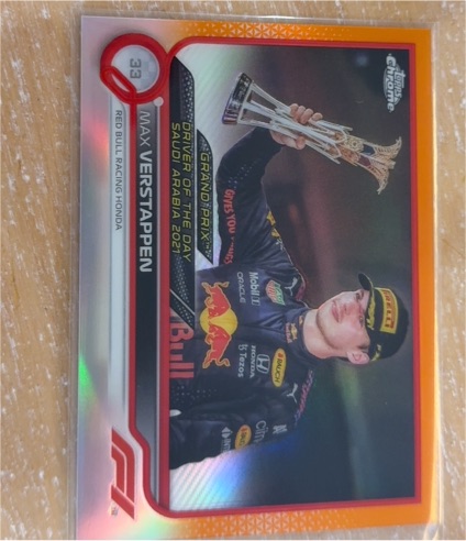2022 Topps Chrome Formula 1 #192 Max Verstappen — front
